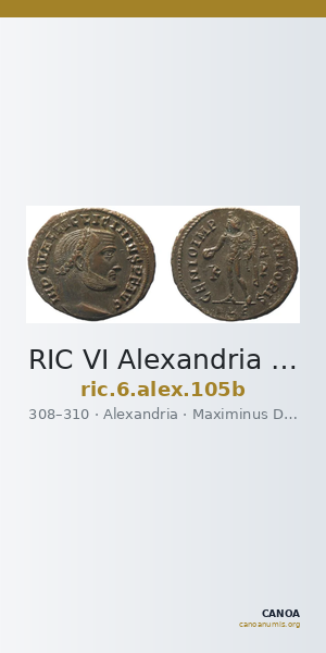 RIC VI Alexandria 105b — CANOA