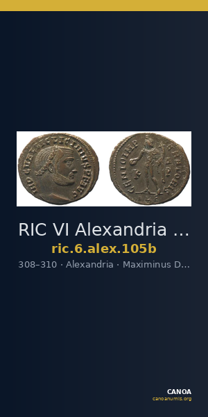 RIC VI Alexandria 105b — CANOA