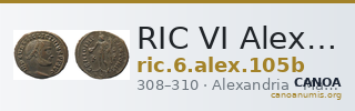 RIC VI Alexandria 105b — CANOA