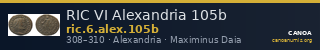 RIC VI Alexandria 105b — CANOA