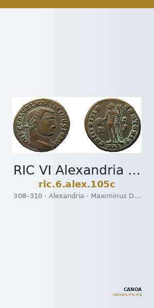 RIC VI Alexandria 105c — CANOA
