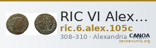 RIC VI Alexandria 105c — CANOA