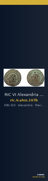 RIC VI Alexandria 107b — CANOA
