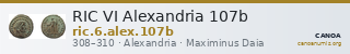 RIC VI Alexandria 107b — CANOA