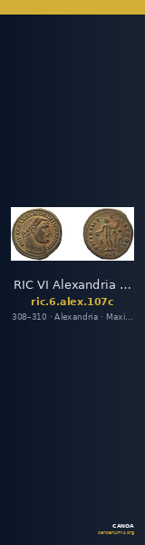 RIC VI Alexandria 107c — CANOA
