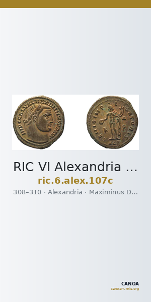 RIC VI Alexandria 107c — CANOA
