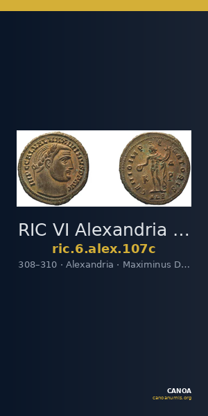 RIC VI Alexandria 107c — CANOA