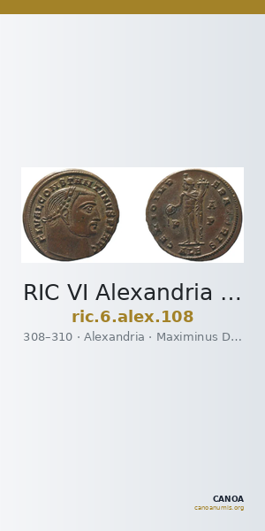 RIC VI Alexandria 108 — CANOA