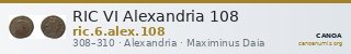 RIC VI Alexandria 108 — CANOA