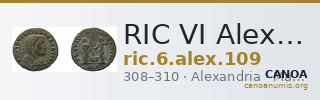 RIC VI Alexandria 109 — CANOA