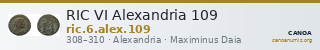 RIC VI Alexandria 109 — CANOA