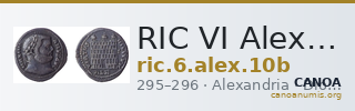 RIC VI Alexandria 10b — CANOA