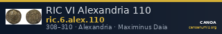 RIC VI Alexandria 110 — CANOA