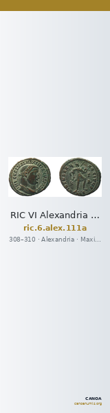 RIC VI Alexandria 111a — CANOA