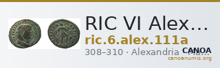 RIC VI Alexandria 111a — CANOA