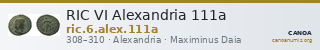 RIC VI Alexandria 111a — CANOA