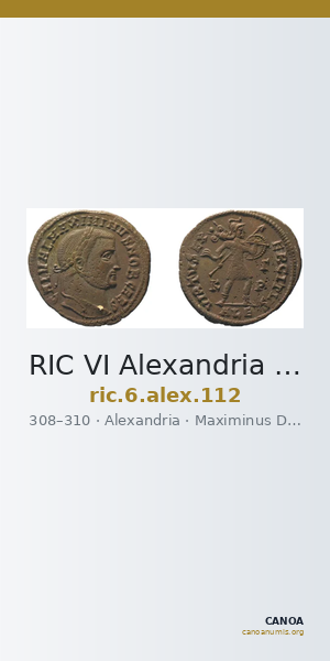 RIC VI Alexandria 112 — CANOA