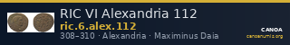 RIC VI Alexandria 112 — CANOA