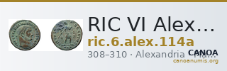 RIC VI Alexandria 114a — CANOA