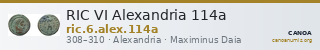 RIC VI Alexandria 114a — CANOA