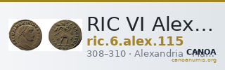 RIC VI Alexandria 115 — CANOA