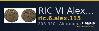RIC VI Alexandria 115 — CANOA