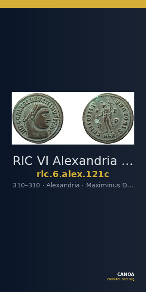 RIC VI Alexandria 121c — CANOA