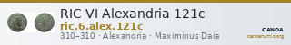 RIC VI Alexandria 121c — CANOA