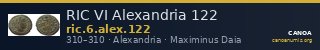 RIC VI Alexandria 122 — CANOA