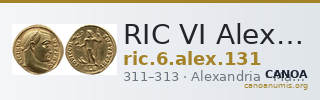 RIC VI Alexandria 131 — CANOA
