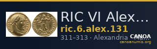 RIC VI Alexandria 131 — CANOA