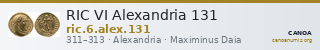 RIC VI Alexandria 131 — CANOA
