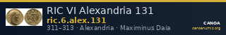 RIC VI Alexandria 131 — CANOA
