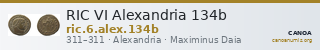 RIC VI Alexandria 134b — CANOA