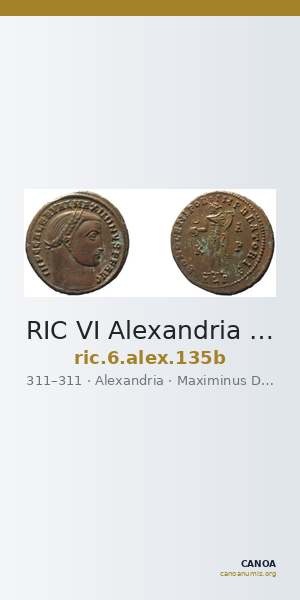 RIC VI Alexandria 135b — CANOA