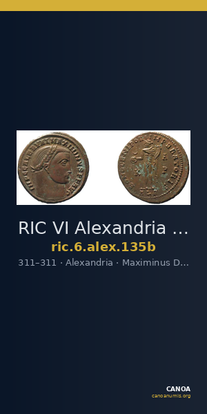 RIC VI Alexandria 135b — CANOA