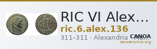RIC VI Alexandria 136 — CANOA