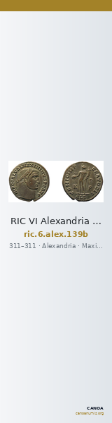 RIC VI Alexandria 139b — CANOA
