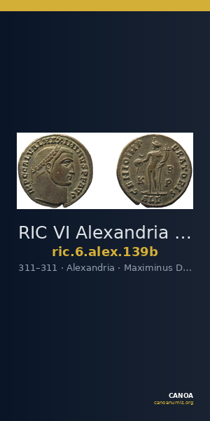 RIC VI Alexandria 139b — CANOA