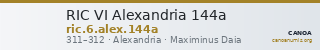RIC VI Alexandria 144a — CANOA