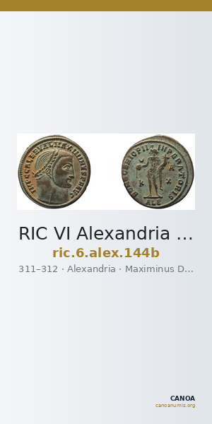 RIC VI Alexandria 144b — CANOA