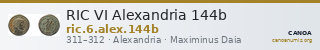 RIC VI Alexandria 144b — CANOA