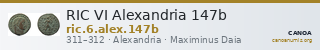 RIC VI Alexandria 147b — CANOA