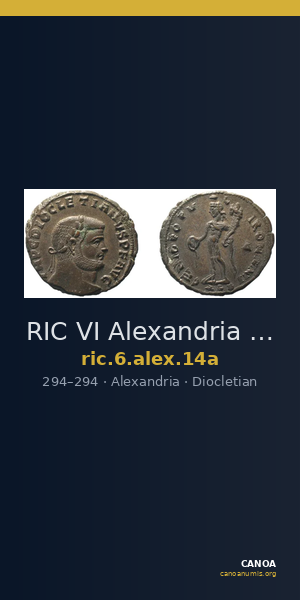 RIC VI Alexandria 14a — CANOA