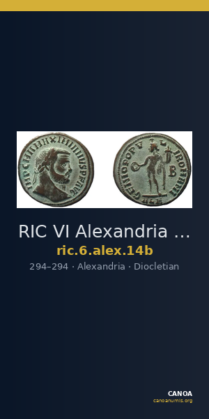 RIC VI Alexandria 14b — CANOA