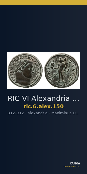 RIC VI Alexandria 150 — CANOA