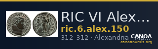 RIC VI Alexandria 150 — CANOA