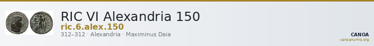 RIC VI Alexandria 150 — CANOA