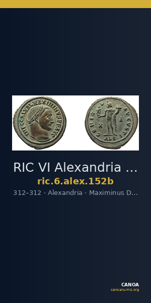 RIC VI Alexandria 152b — CANOA