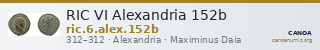 RIC VI Alexandria 152b — CANOA